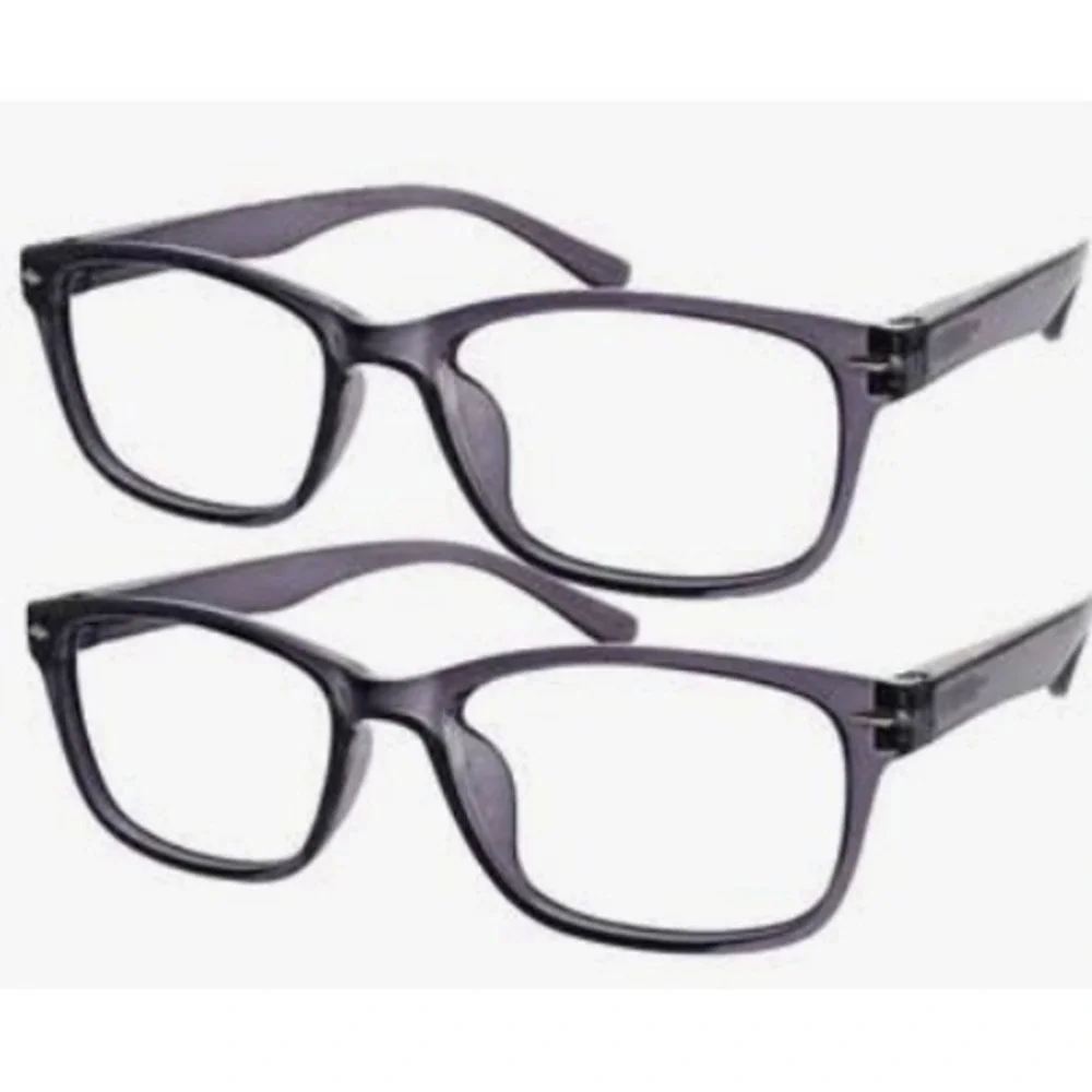 M+ Blue Light Blocking Glasses 2-Pack Adrian Cryg Black UV Protection